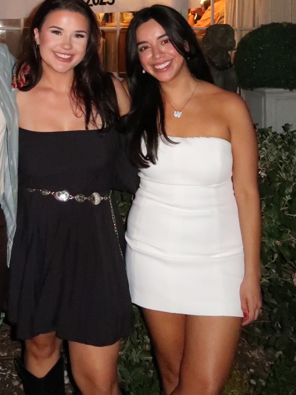 Meshki White Strapless Mini Dress